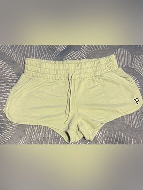 PINK Victoria's Secret Sage Green Drawstring Athletic Shorts
